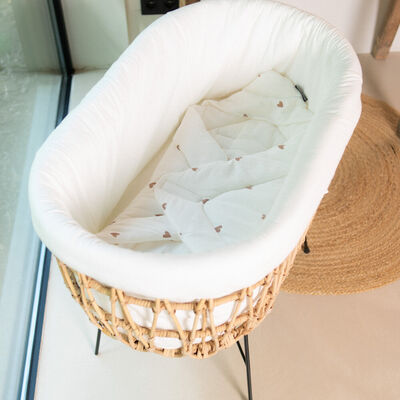 Einschlagdecke Universell - 75x75 Cm - Jersey + Musselin - H Einschlagdecke Universell - 75x75 Cm - Jersey + Musselin - H