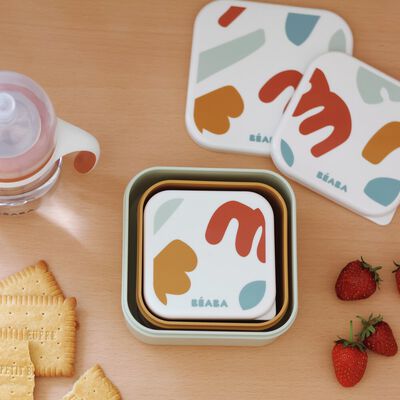 Set de 3 boîtes à gouter Playful