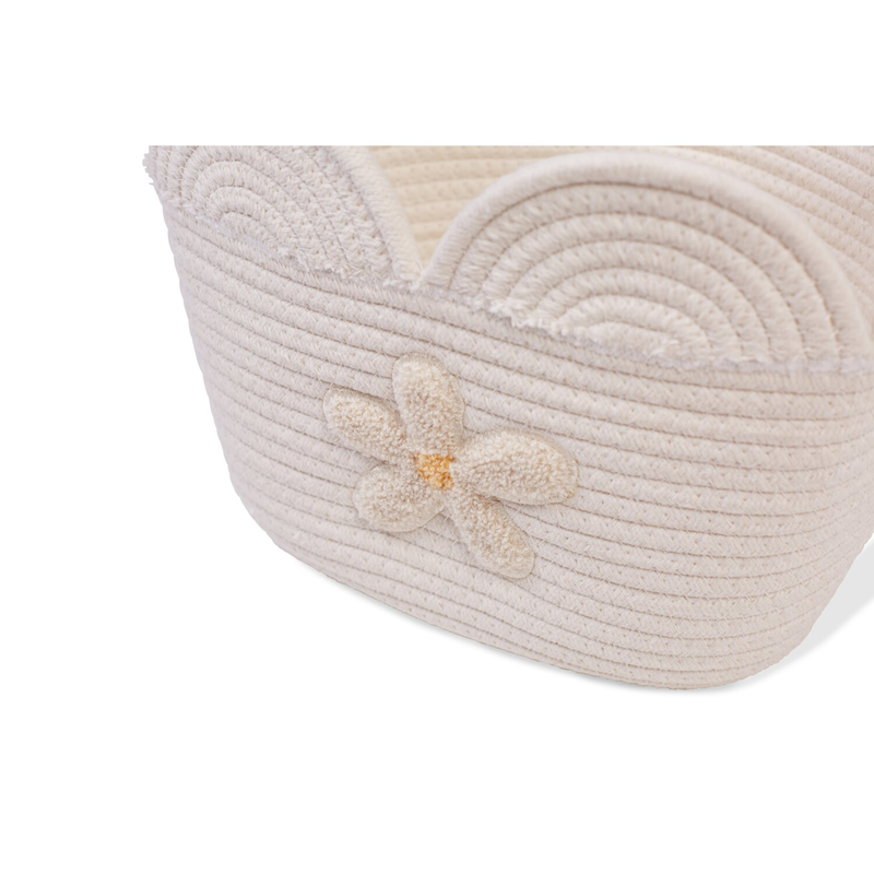 Panier fleur - 30x20x15CM - Corde De Coton - Ecru (Childhome) - Image 6