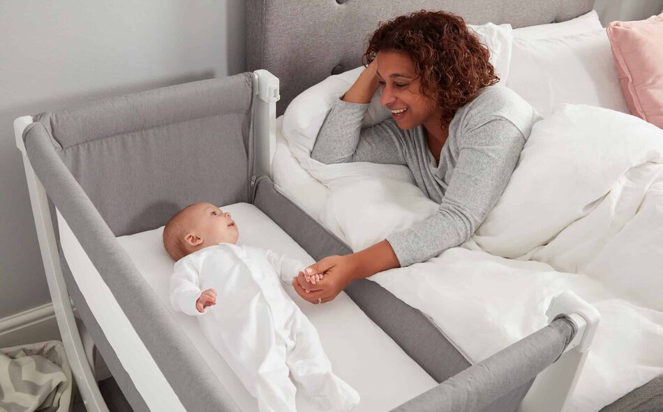 B&Eacute;ABA by Shnuggle Convertible Air Bedside Sleeper Bassinet
