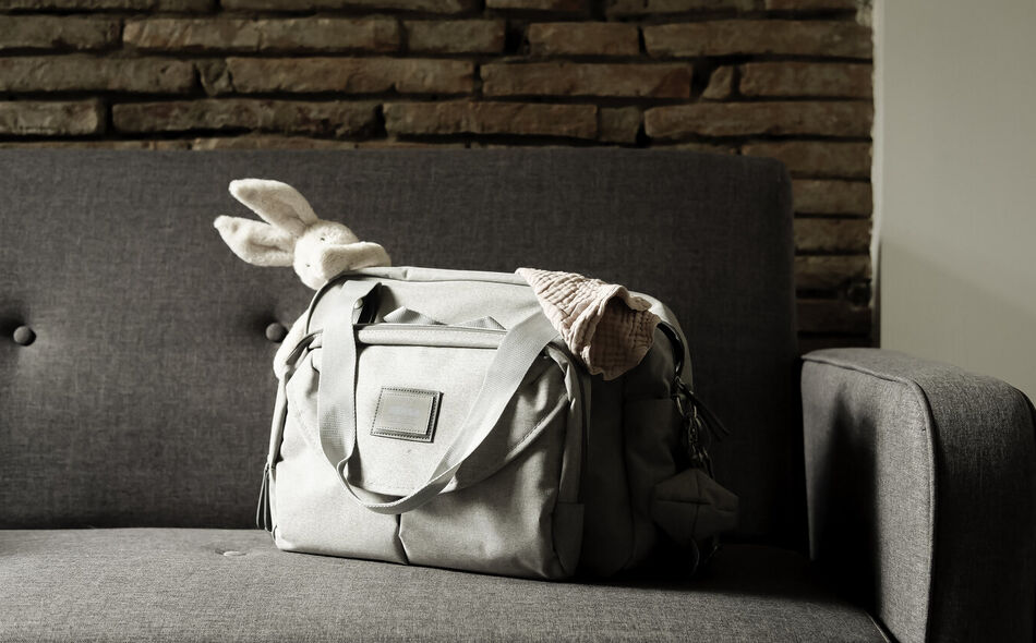 Bolso cambiador Ginebra II - heather grey