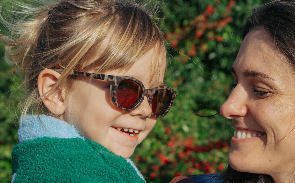 Gafas de sol 2-4 a&ntilde;os SQUARE BRIGHT - Carey Leopardo
