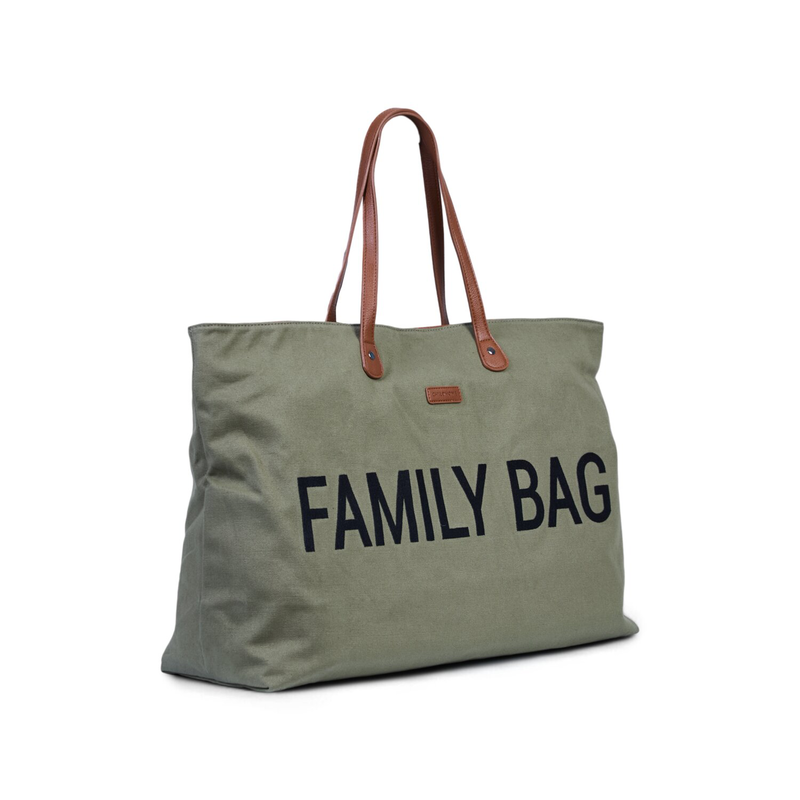 Family Bag Sac A Langer - Toile - Kaki (Childhome) - Image 2