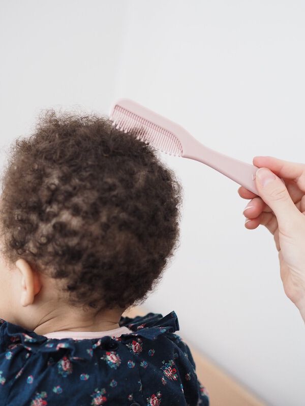 Baby Brush And Comb - Old Pink