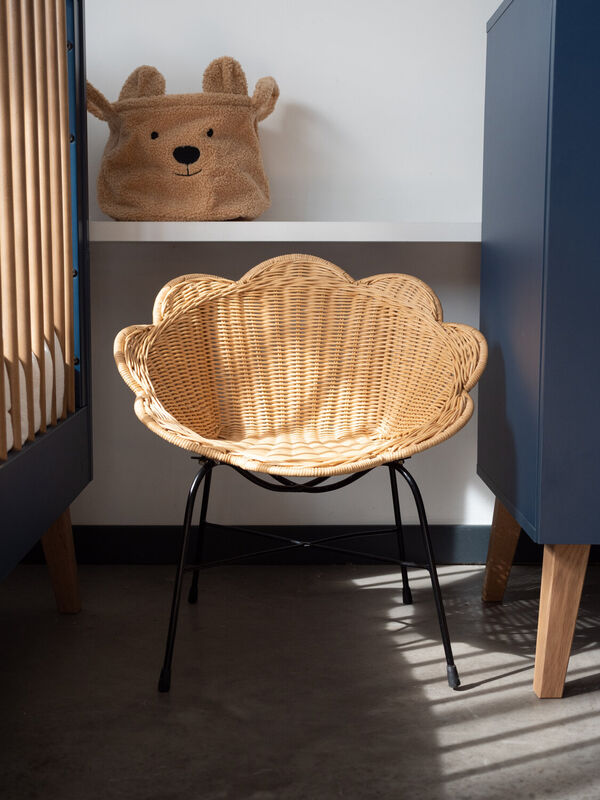 Silla para ni&ntilde;os Flower rattan