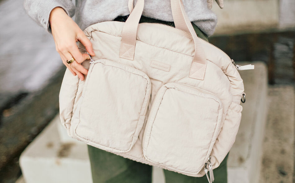 Wickeltasche + Handtasche Mellow