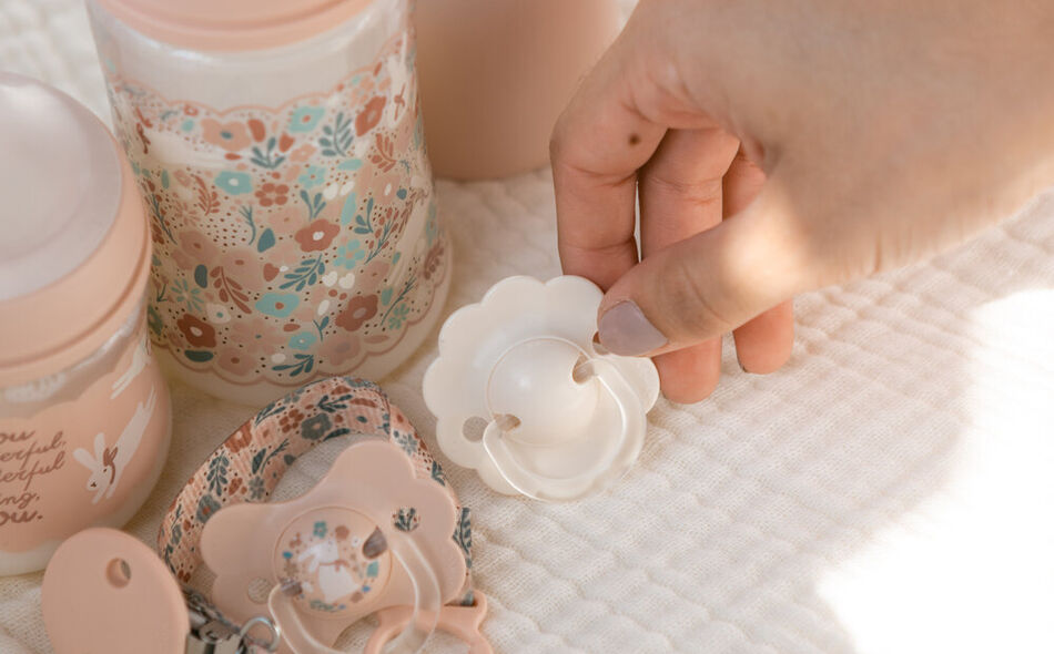 Welcome Baby Set - Bunny Pink