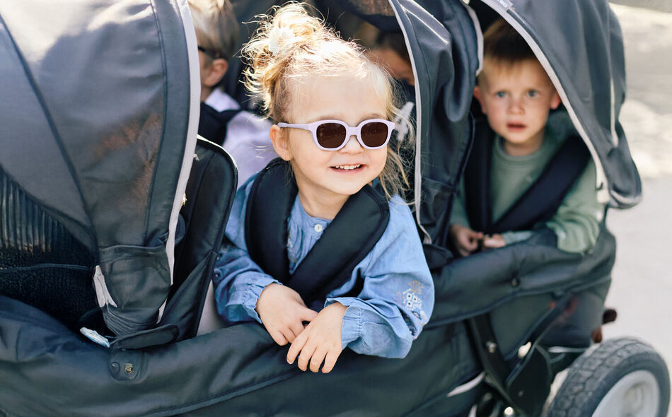 LUNETTES 9-24 MOIS SQUARE LUCKY - Lilas 