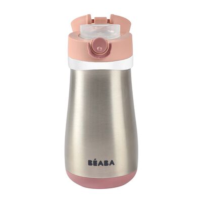 Gourde inox 350 ml Vieux rose