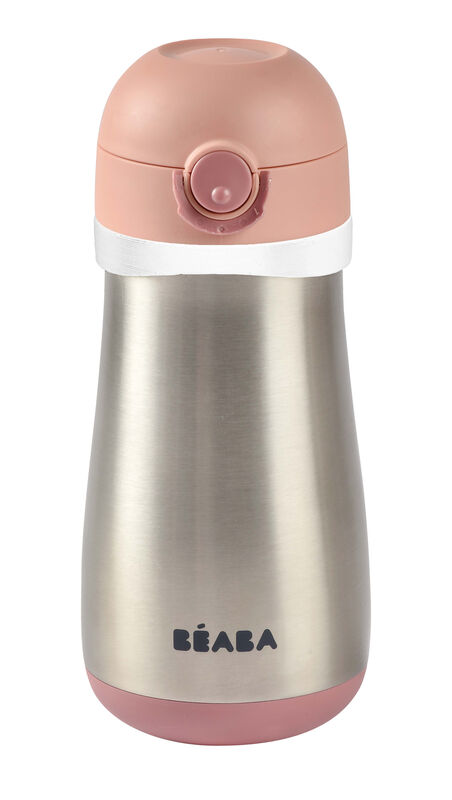 Stainless steel bottle 350 ml old pink 1.0
