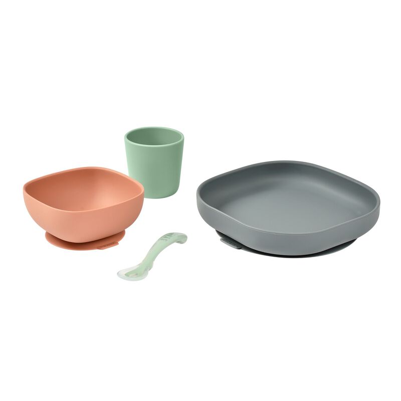 Coffret repas silicone Min&eacute;ral