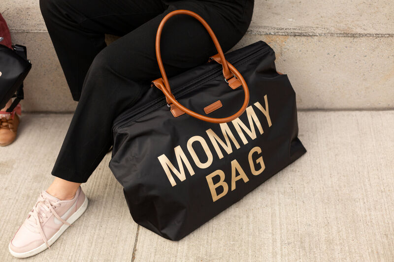 Childhome Mommy Bag - Black/Gold