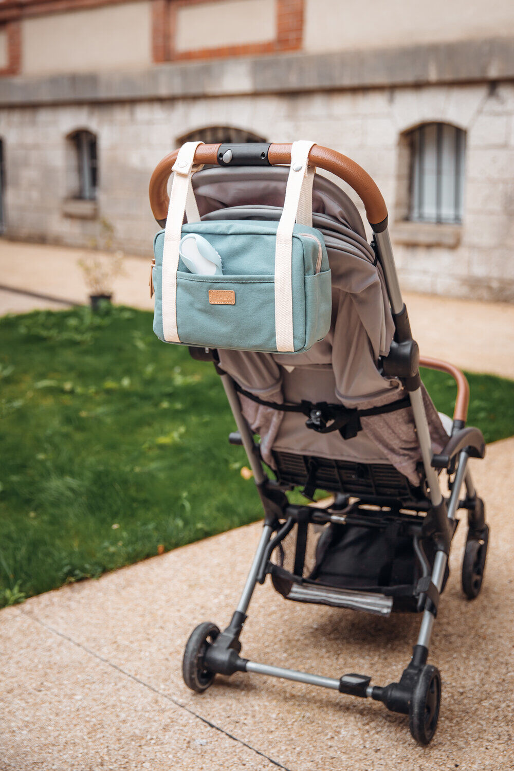 Organisateur de Poussette Mini Paris Vert sauge