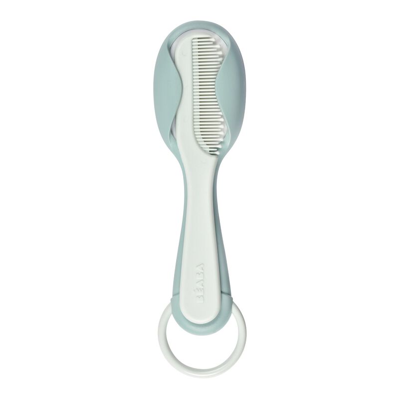 Baby Brush And Comb - Green Blue