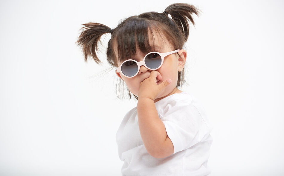 Sunglasses 9-24 months joy chalk pink