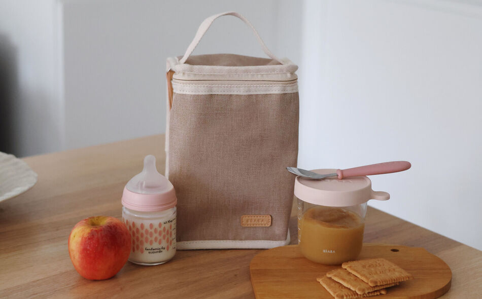 Pochette repas isotherme &eacute;co-con&ccedil;ue - Gazelle chin&eacute;  