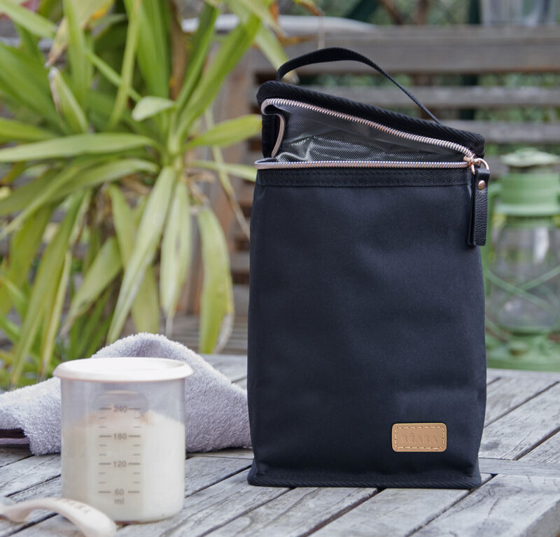 Isothermal Meal Pouch 2.8L - Black/ Pink Gold