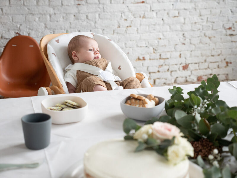 Evolu Newborn Sitzkissen - Jersey - Hearts