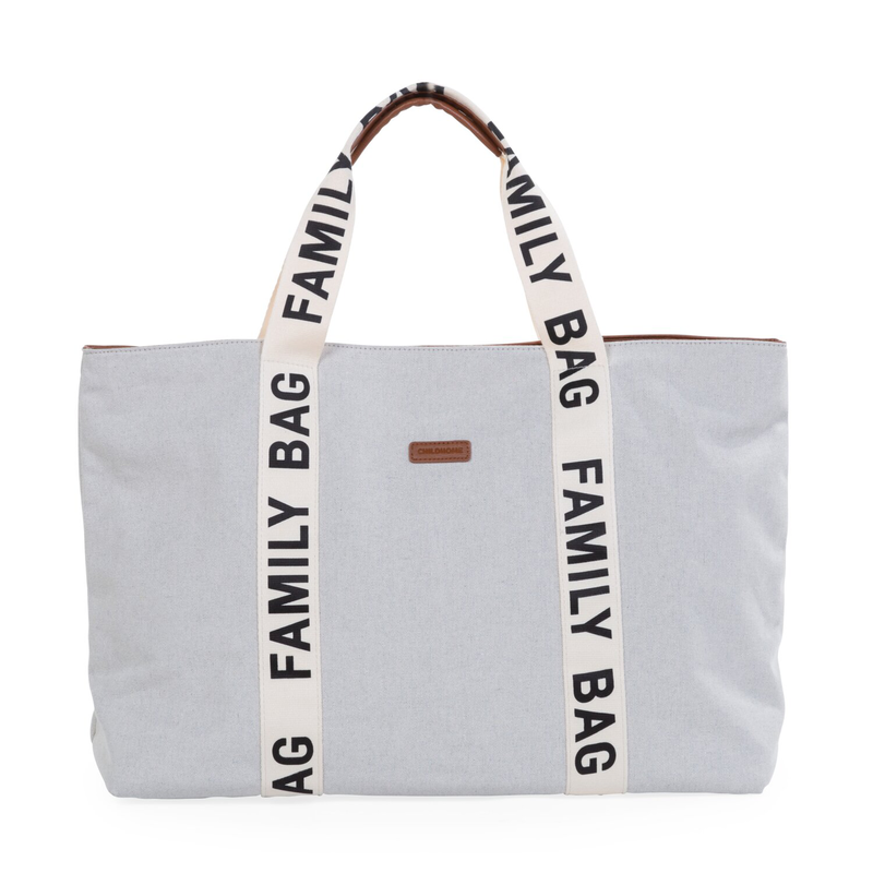 Family Bag Sac A Langer - Signature - Canvas - Ecru