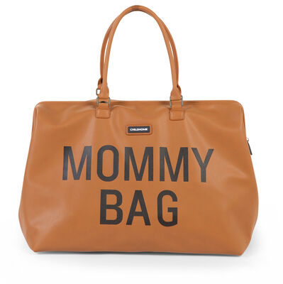 Childhome Mommy Bag - Similicuir marron