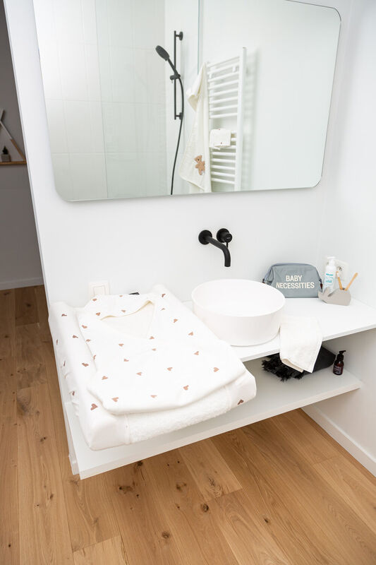 Cape De Bain + Gant - 80x80 Cm - Jersey - Hearts