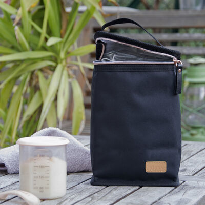 Isothermal meal pouch black 