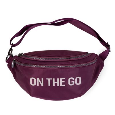 Childhome On-The-Go Belt Bag - Aubergine