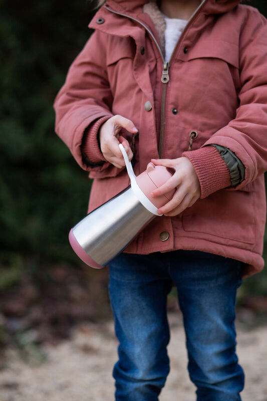 Stainless steel bottle 350 ml old pink