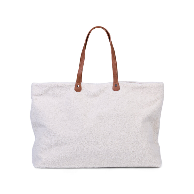 Family Bag Sac A Langer - Teddy Ecru (Childhome) - Image 5