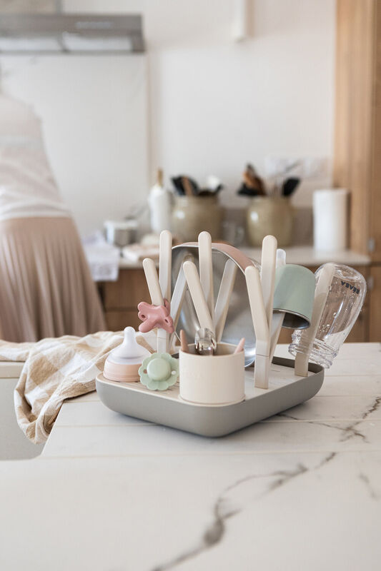 Abtropfgestell Wald - Lehmfarbe 