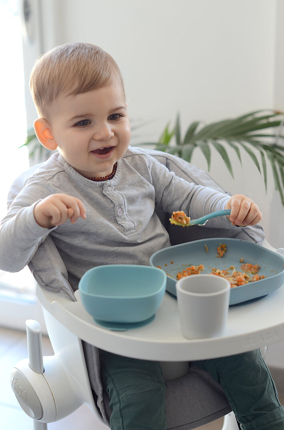 4 Piece Silicone Dinner Set jungle