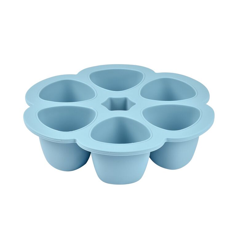 Silicone Multi-Portion Trays 6x3 oz. windy blue