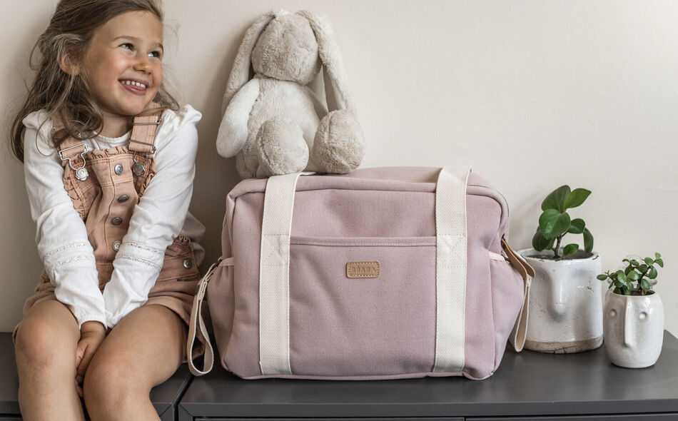 Wickeltasche Paris dusty pink