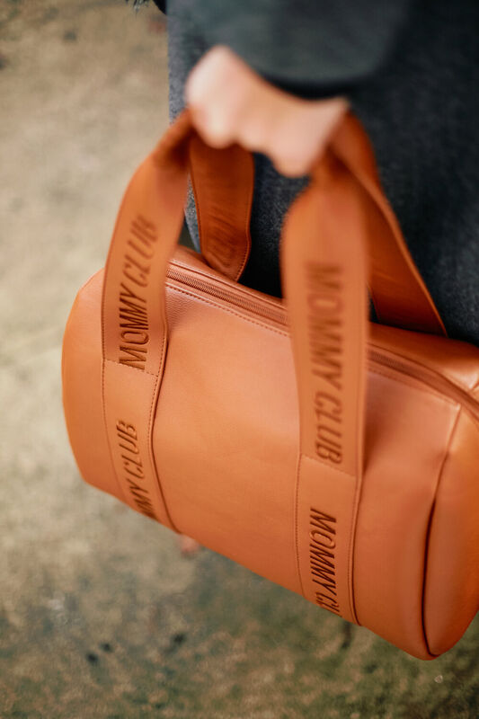 Mommy Club Nursery Bag Mommy bag Nappy Bag - Simili Leather Brown