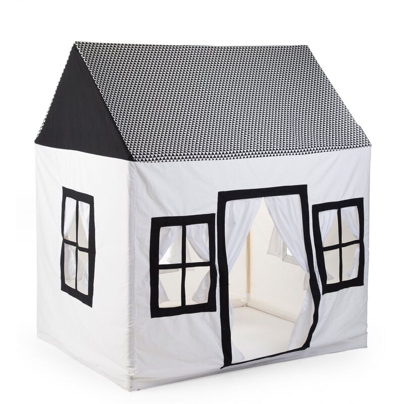 Large Playhouse - 125x95x145 Cm - Cotton Polyester - Black W