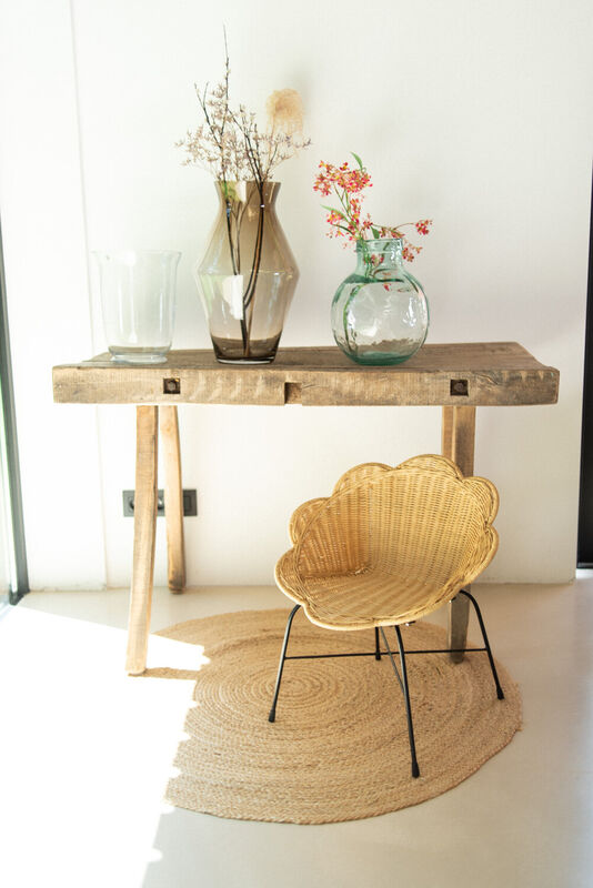 Silla para ni&ntilde;os Flower rattan