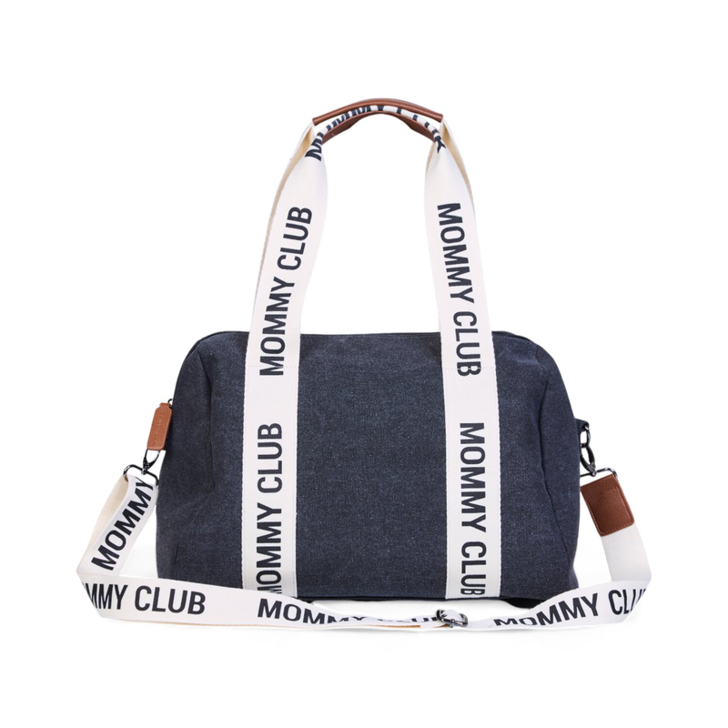 Mommy Club  Sac &agrave; Langer - Signature - Canvas  - Noir