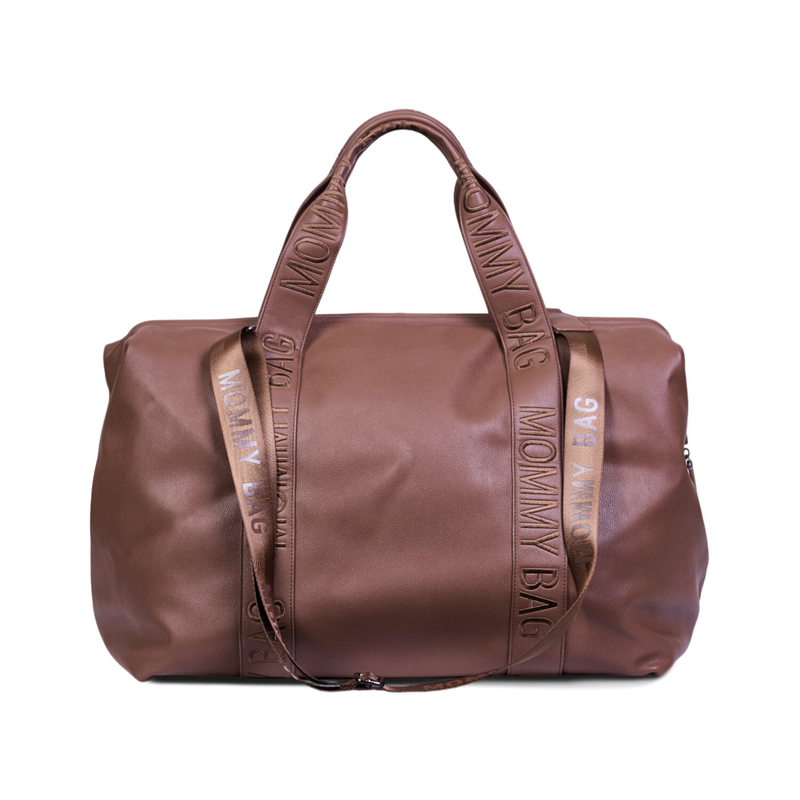 Mommy Bag &reg; Sac A Langer - Signature - Simili - Dark Brown