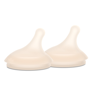 Set di 2 tettarelle a flusso medio per il biberon anticolica ZERO.ZERO