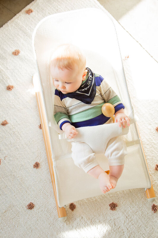 Childhome Evolux Bouncer - Natural White
