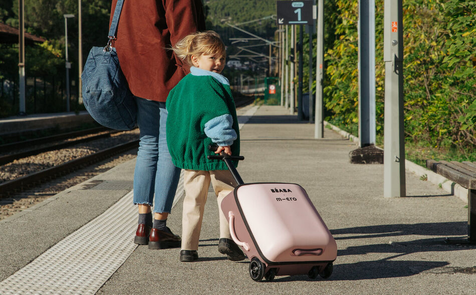 Equipaje Maleta Eazy con asiento de viaje - Sorbete