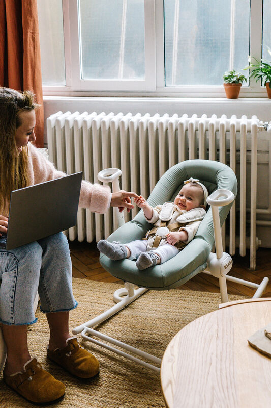 Up&Down Baby Bouncer Plus seagrass