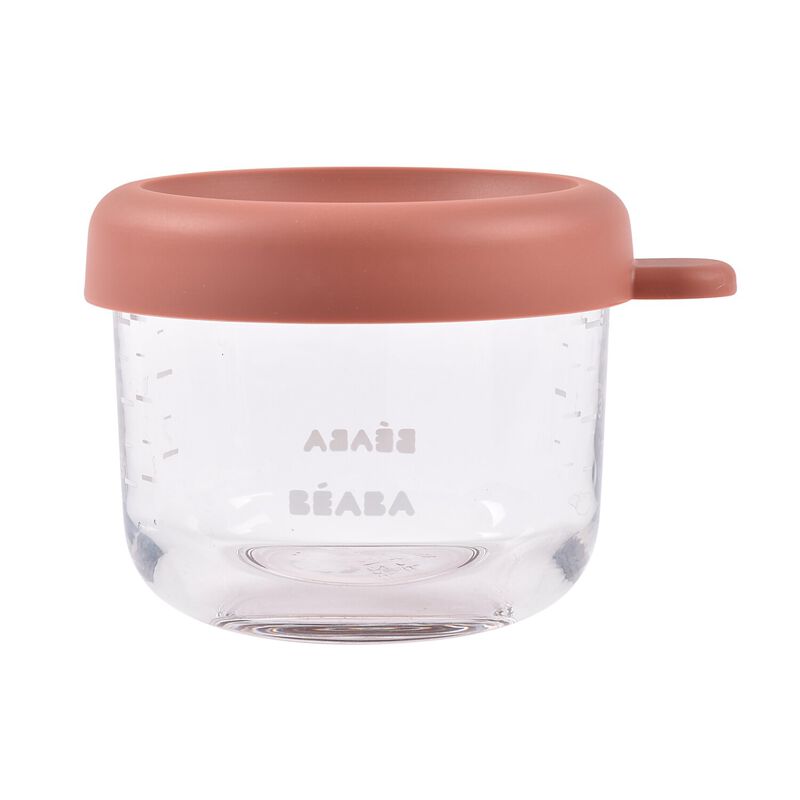 Glass Baby Food Jars 150ML - Terracotta 