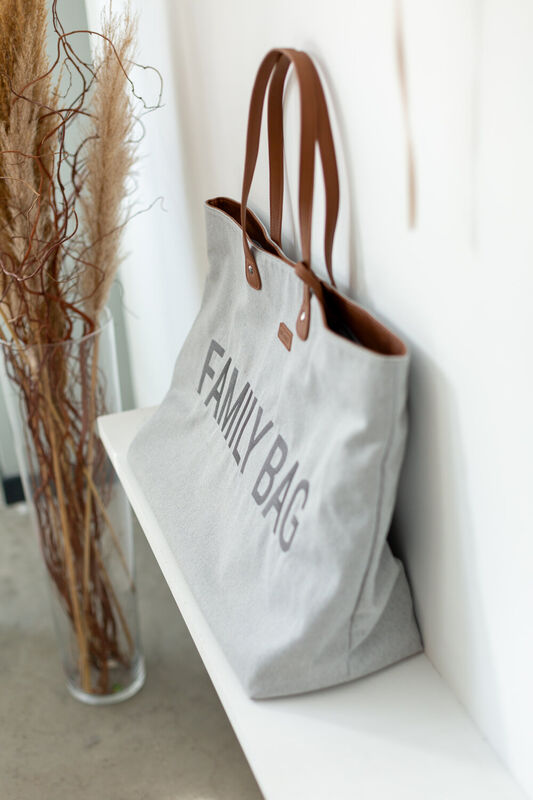 Family Bag Sac A Langer - Canvas - Gris