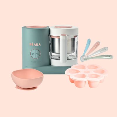 BEABA Starting Solids Homemade Baby Food Maker Set - Blush