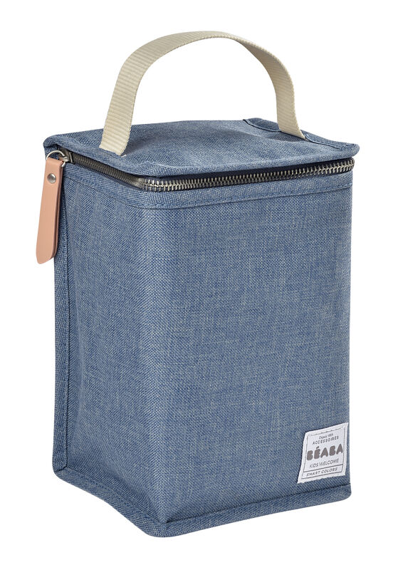Insulated lunch pouch blue