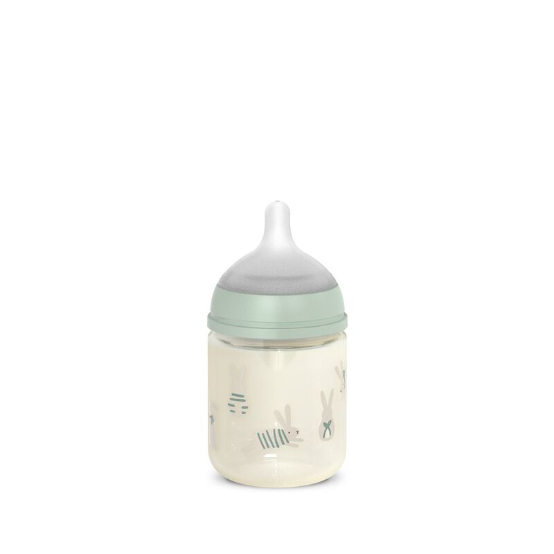 Glass feeding bottle with teat SX Pro 120 ml flow rate S Wonderland