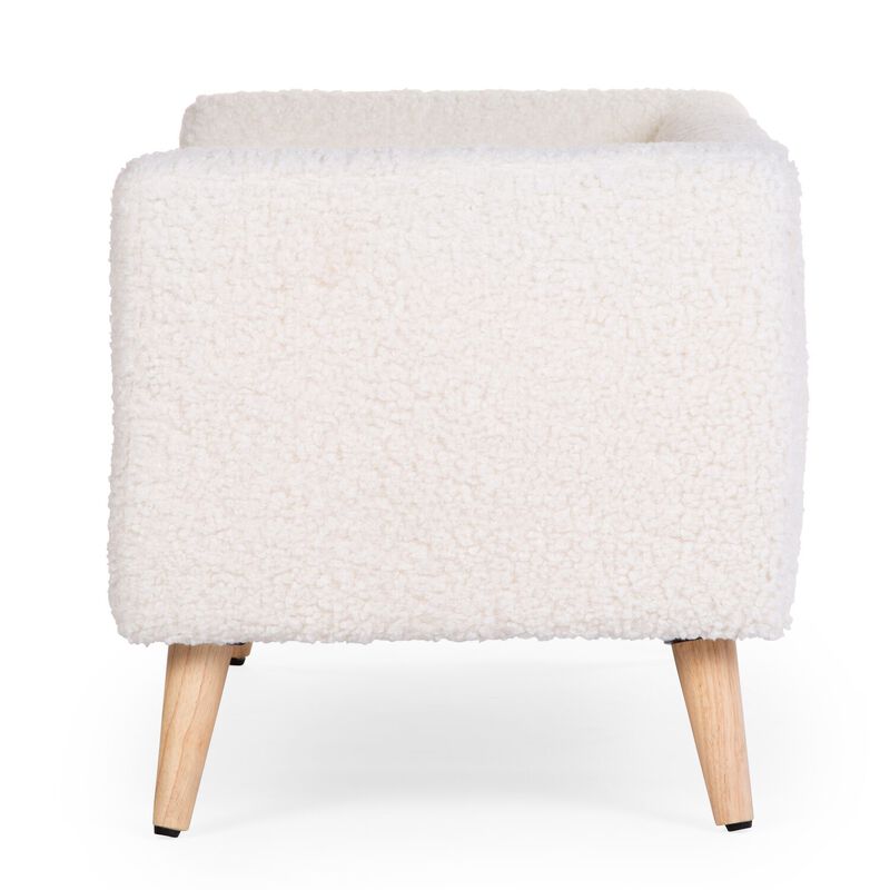 Banco infantil Teddy offwhite