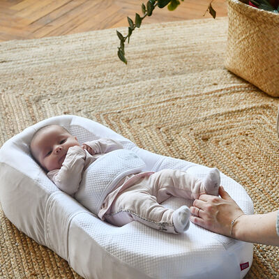 RED CASTLE RED CASTLE Matelas pour bebe Cocoonababy Blanc Feuilles