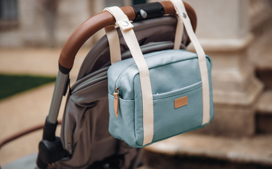 Organisateur de Poussette Mini Paris Vert sauge